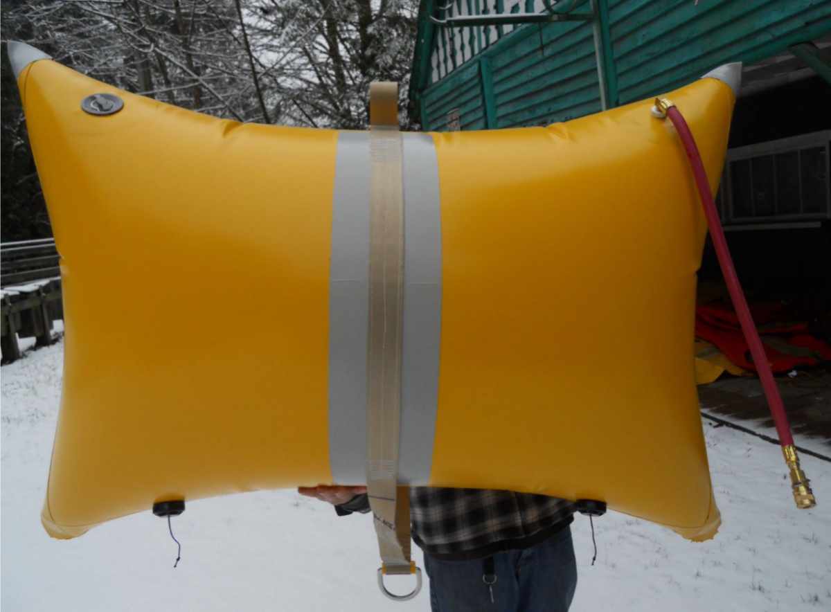 Enclosed Pillow Lift Bags